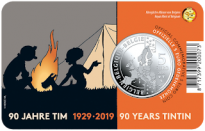 Monedas conmemorativas  del 90 aniversario de Tintn, 3