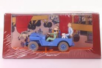 Coche Jeep Willys - caja roja 1/43