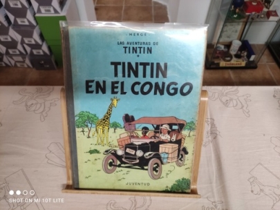 Llibre Tintín en el Congo 1ª Edició castellano