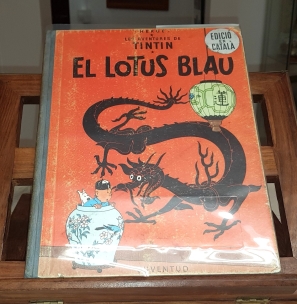Libro El Lotus blau 1ª Edición catalan Libro El Lotus blau 1ª Edición catalan