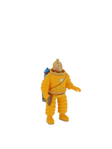 Figurita Tintín astronauta PVC