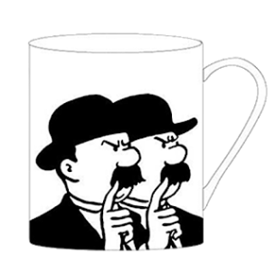 Taza blanca Hernndez y Fernndez