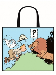 Bolsa Tintin Congo con león