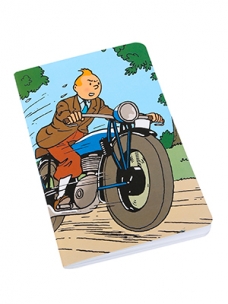 Libreta Tintín en moto 125 x 200