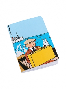 Libreta Tintn y Mil en barco 85 x 125