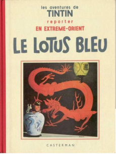Llibre en francés blanc / negre Le Lotus bleu Llibre en francés blanc / negre Le Lotus bleu