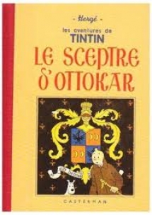 Libro en francés blanco / negro Le Sceptre d'Ottokar