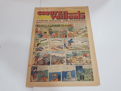 Revista Coeurs Vaillant Templo 26-9-1948