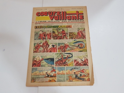 Revista Coeurs Vaillant Templo 19 septiembre 1948