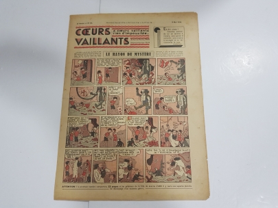 Coeurs Vaillant Loto 3 Mayo 1936