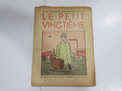 Semanario Petit Vingtième 6 agosto 1936