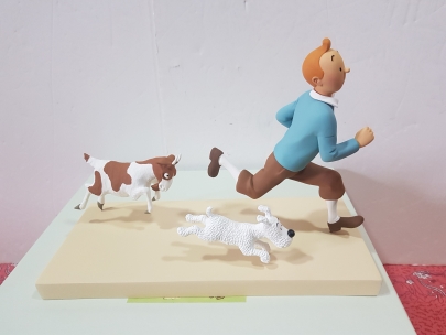 Figura Fariboles ' Tintin et Milou La chèvre '