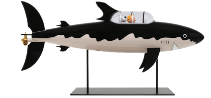 Submarino Tiburón de Tornasol 77 cms
