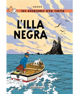 Libro de Tintín traducido en Cadaquesenc, La Isla Negra.