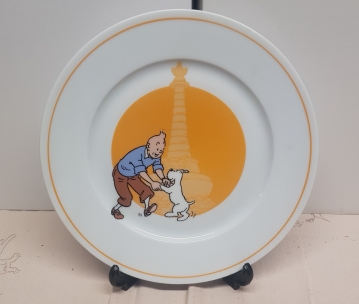 Plat porcellana del llibre Tintn al Tibet