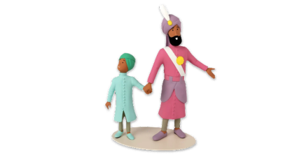 Figura resina Maharah y hijo Museo Imaginario