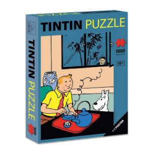 Trencaclosques Tintin Loto Blau Tintn prenent te