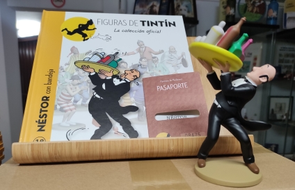 Figura de resina de Néstor - safata col.lec espanyola Figura de resina de Néstor - safata col.lec espanyola