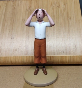 Figura de resina Tintin Cangrejo de las Pinzas de oro, colec. espa�ola