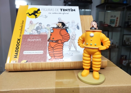 Figura Haddock astronauta, col.lec. espanyola
