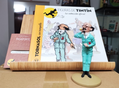 Figura resina Tornasol trompetilla, colec. espaola