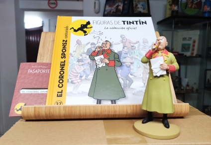 Figura resina Coronel Sponsz, colec. española Figura resina Coronel Sponsz, colec. española