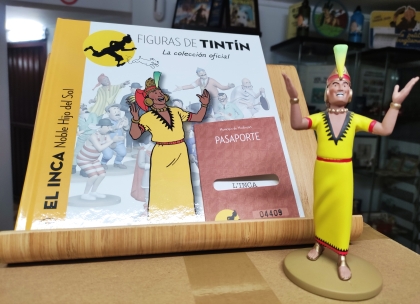 Figura resina Jefe Inca, colec. española Figura resina Jefe Inca, colec. española