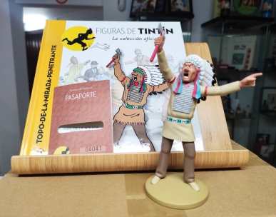 Figura resina Cap Indi,  col.lec. espanyola. Figura resina Cap Indi,  col.lec. espanyola.