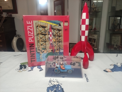 Pack cohete 30 cms., jeep luna, puzle cohete Pack cohete 30 cms., jeep luna, puzle cohete