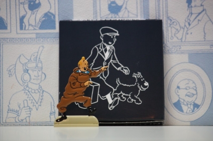 Figurita met�lica del Tesoro de Rackam el Rojo, 6 cms altura