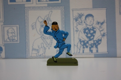 Figureta metàl.lica de El Lotus blau Figureta metàl.lica de El Lotus blau