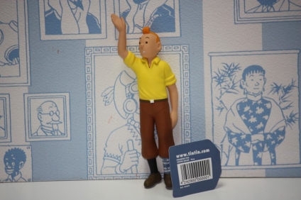Figureta Tintin saludant
