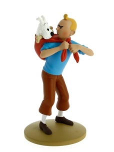 Figura resina Tintin templo del sol colec. francesa