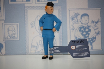 Figura Tintín con jersey azul - 8,5 cm. - ¡De nuevo disponible!