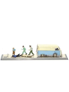 Coche Tint�n en base lunar 1/43