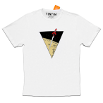 Camiseta blanca del cohete adulto