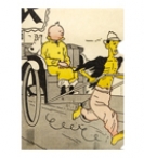 Dossier portada Petit Vingtième Tintin y Porteador