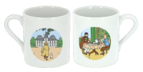 Taza blanca  Castillo Moulinsart
