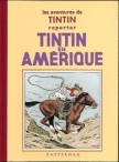 Libro en francés blanco / negro Tintín en Amérique