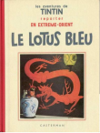 Libro en franc�s blanco / negro Le Lotus bleu