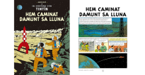 Llibre Tintn traduit al Mallorqu (Salat) Hem caminat