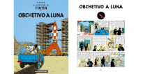 Libro Tintn traducido al Aragons Objetivo