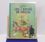 Llibre  Les 7 boles de cristal 2 edic. castellano lomo verde ingls (raro)