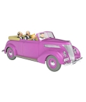 Coche Cabriolet rosa de El Cetro de Ottokar.