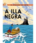Libro de Tintín traducido La Isla Negra en gallego