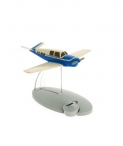 Avión azul con Milú y paraguas, Asunto Tornasol