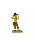 Figura metllica plana Tintn Cigars