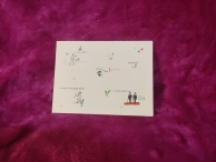 Postal - Felicitacin firmada Herg 1971