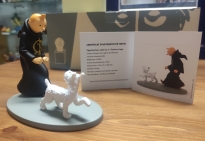 Figura de Tintn a Els Cigars del Fara a color