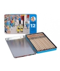 Estuche de l�pices de colores  Loto azul